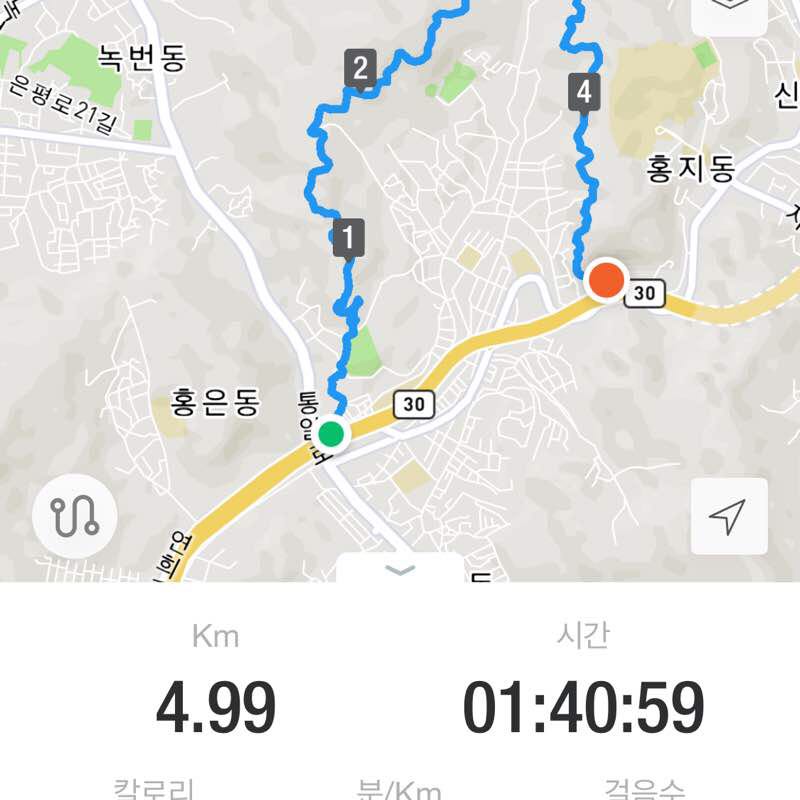 북한산자락기ㄹ