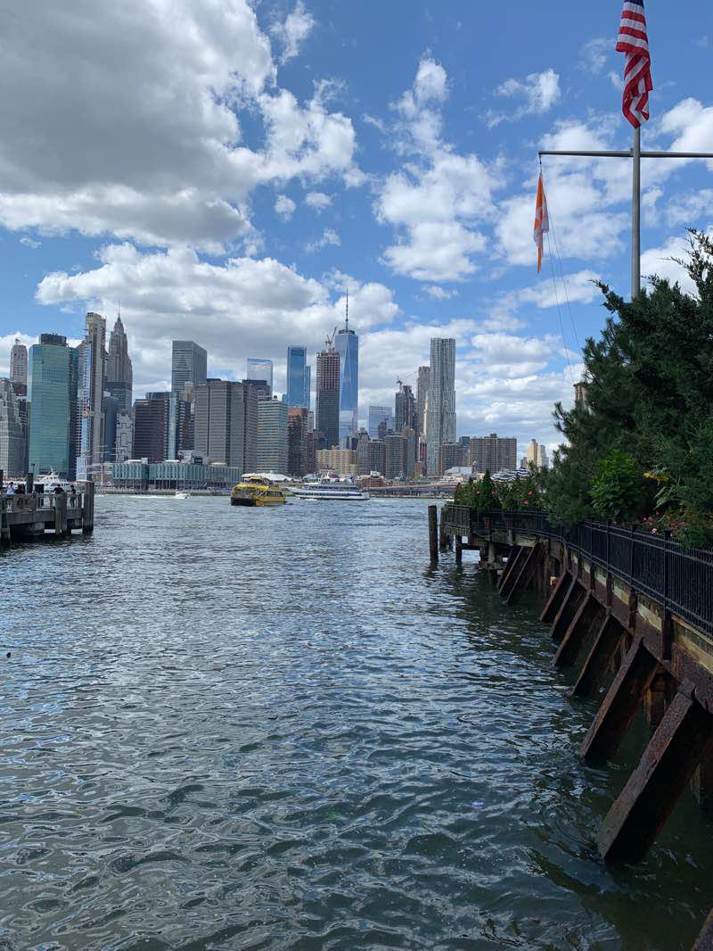 ブルックリーの桟橋1から桟橋6まで歩く 散歩道 ニューヨーク ニューヨーク州 米国 Pacer