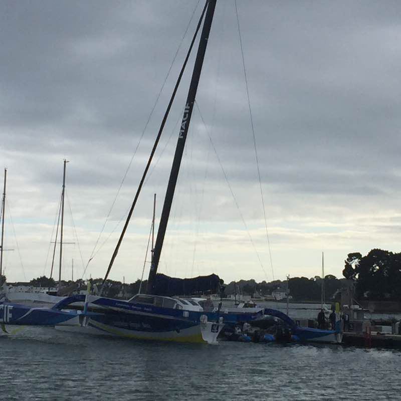 Bay Tower walking route map in La Forêt-Fouesnant