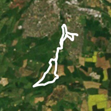 Compton circular walking route map in Saltford