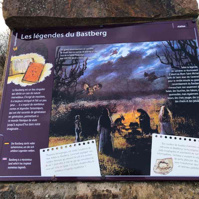 Bouxwiller walking route map in Bouxwiller