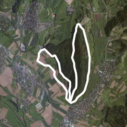 Emmendingen stronghold walking route map in Emmendingen