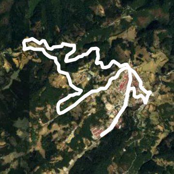 The grottos, cheerful countryside walking route map in Canoas