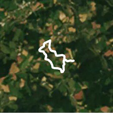 Moulin du Picq walking route map in Sussac