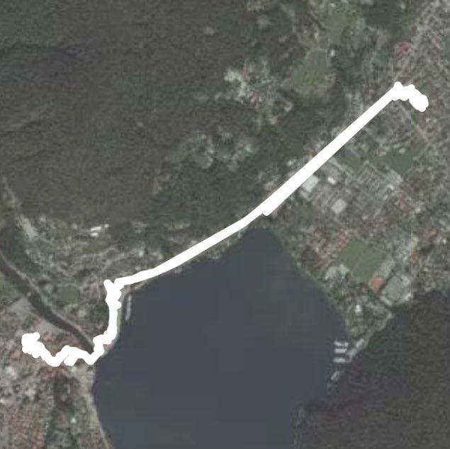 Parco della Privera walking route map in Magliaso