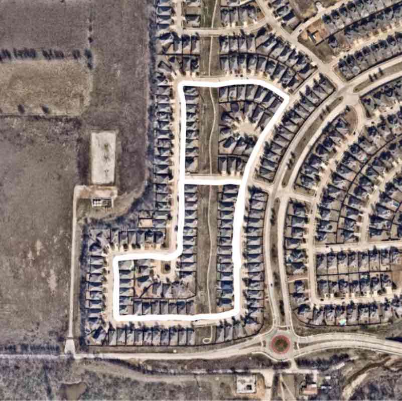 1.5 mile neighborhood walk