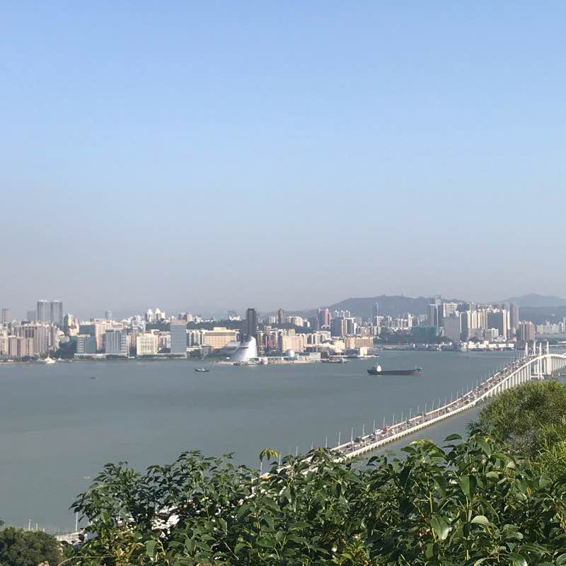 Tai Tam Shan walking route map in Cotai