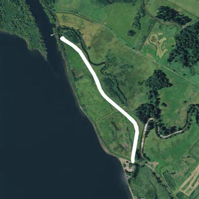 JBH Setback Levy walking route map in Cathlamet