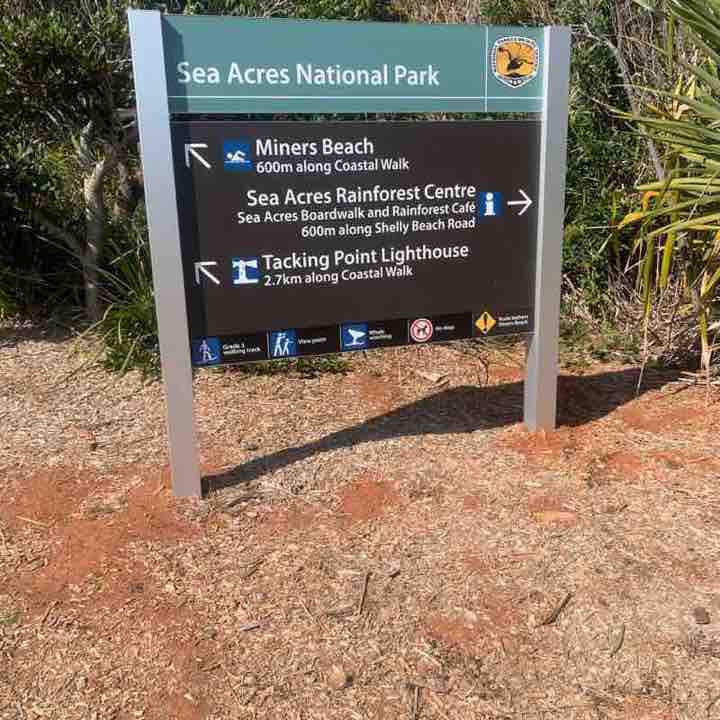 Port Macquarie Coast Walk walking route map in Port Macquarie