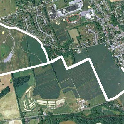 4th Street trail walking route map in Boiling Springs