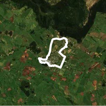 Ohakune loop walking route map in Ohakune