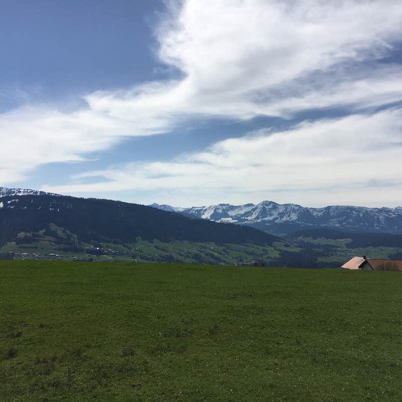 Sulzberger Hochmoor walking route map in Sulzberg