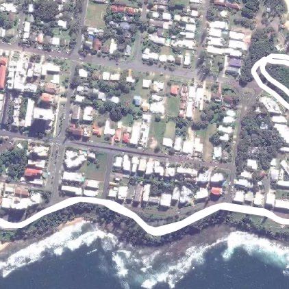 Shelly Beach to Kings Beach walking route map in Shelly Beach