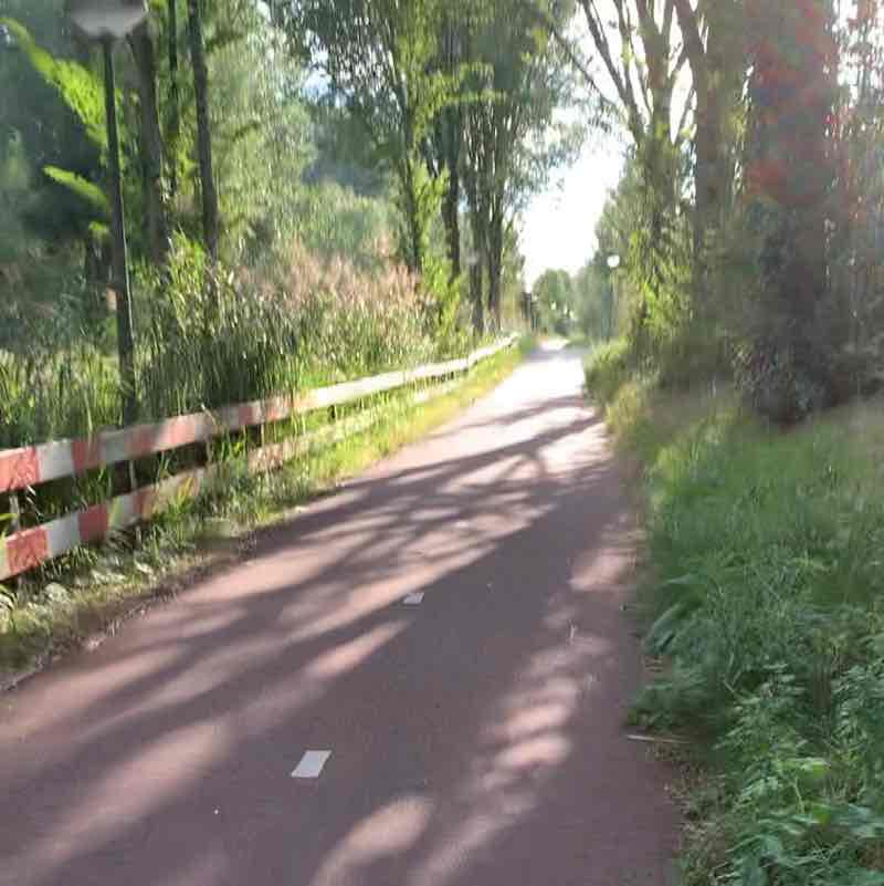 Duivendrecht trail walking route map in Diemen