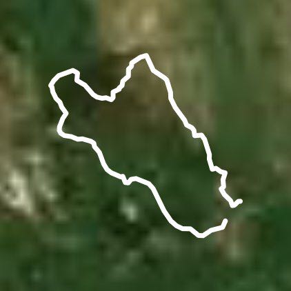 Grass Wood/ Grassington walking route map in Hebden