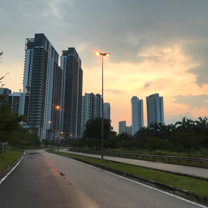 Medini, LegoLand Run walking route map in Iskandar Puteri