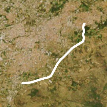 BYPASS A.PET-S.PATTI walking route map in Salem