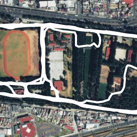 Metropolitan walking route map in San Francisco Coaxusco