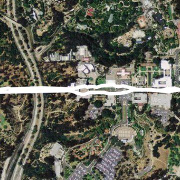 Down the center of Balboa Park