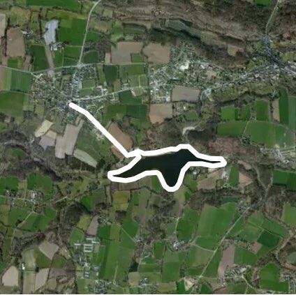 Pluherlin walking route map in Rochefort-en-Terre