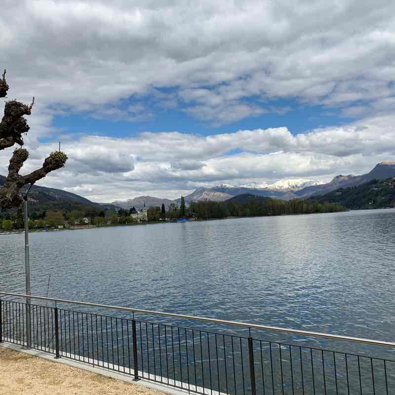 Tour Monte Caslano walking route map in Collina d'Oro