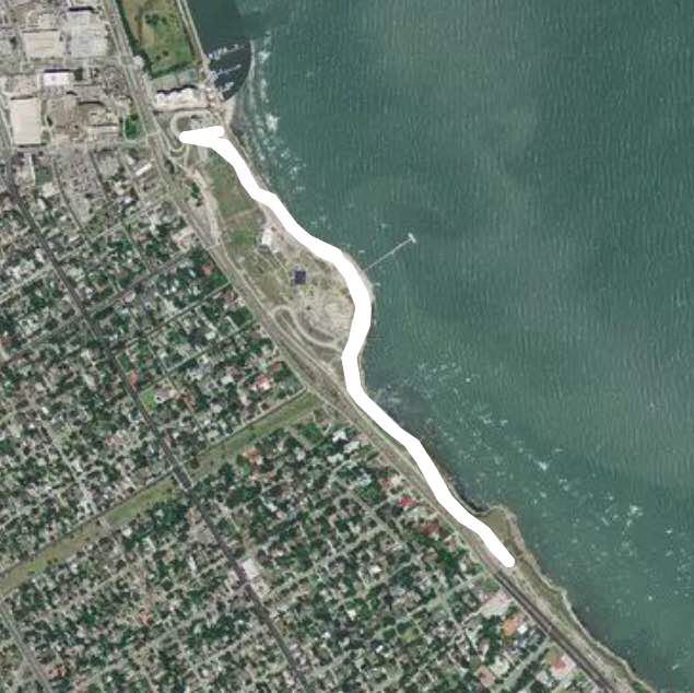 shoreline park route