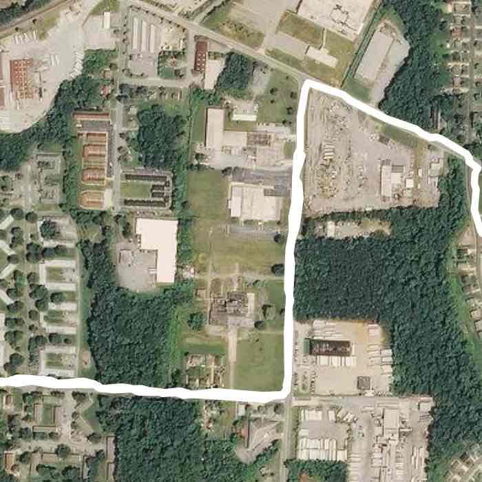 Holts Chapel to English Walk Trail Greensboro, North Carolina, USA