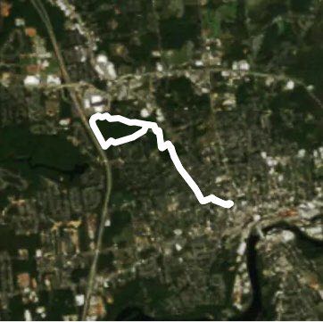 Kohl’s from Guiding Steps walking route map in Queensbury