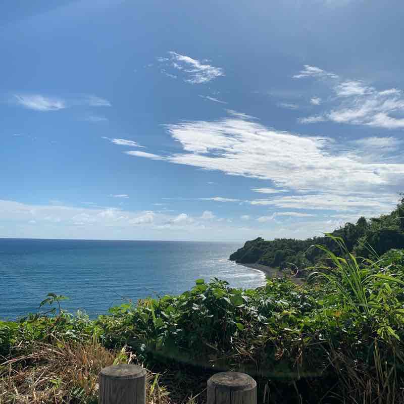 Front de mer de sainte marie Sentier pédestre SainteMarie, La