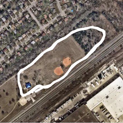 Lou Kardon Park  walking route map in Converse