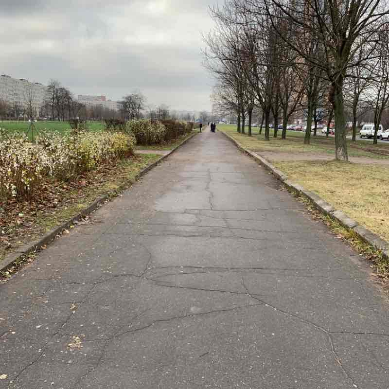 Пешеходная зона на улице Турку