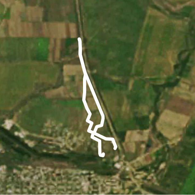 GazpromSol walking route map in Sol-Iletsk