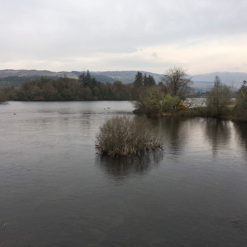 Lough Eske loop walking route map in Townagorm