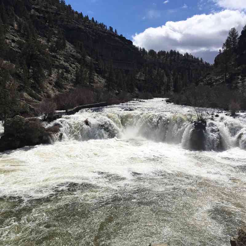 Steelhead Falls walkabout walking route map in Culver