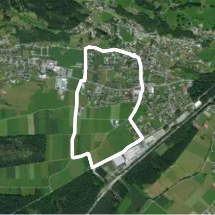 Round through Thuringia walking route map in Ludesch