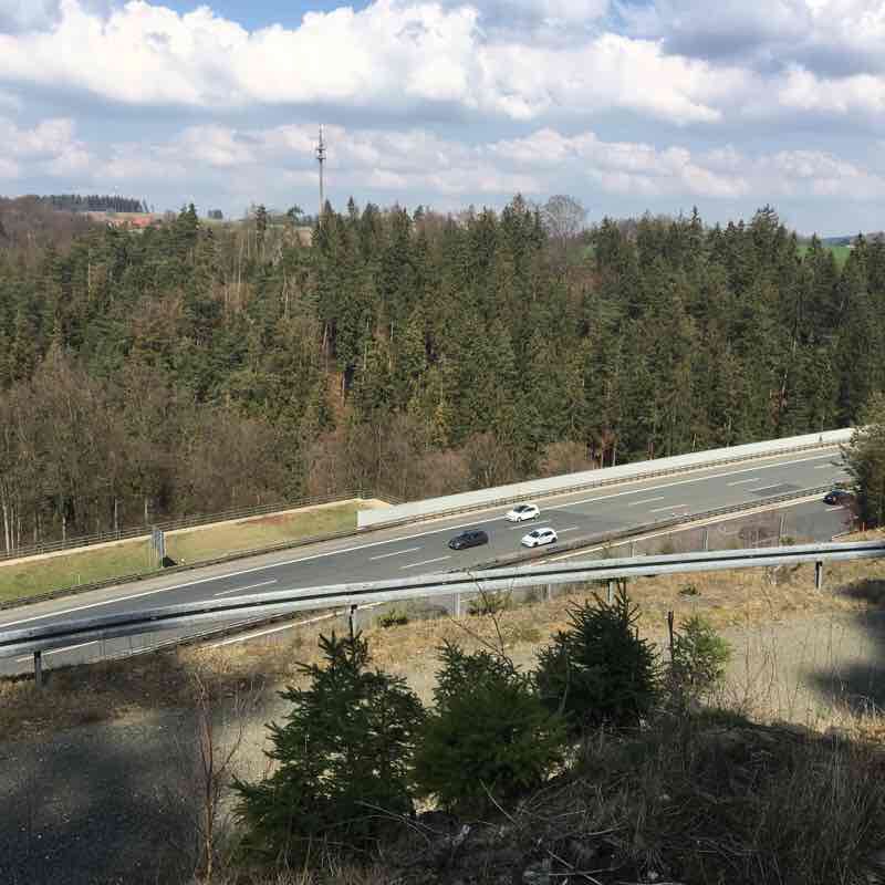 Hike walking route map in Bad Berneck im Fichtelgebirge
