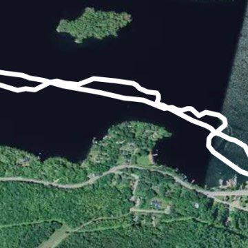 Quick SUP paddle around small island -Blue Mountain Lake