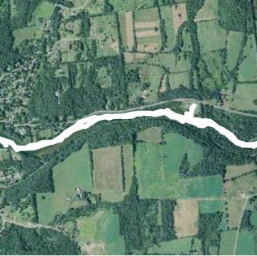 Battenkill Boogaloo walking route map in Greenwich