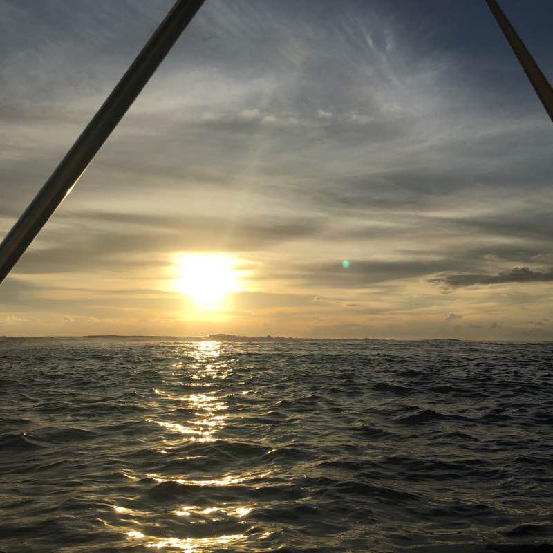 The madeleine chapel walking route map in Crac'h