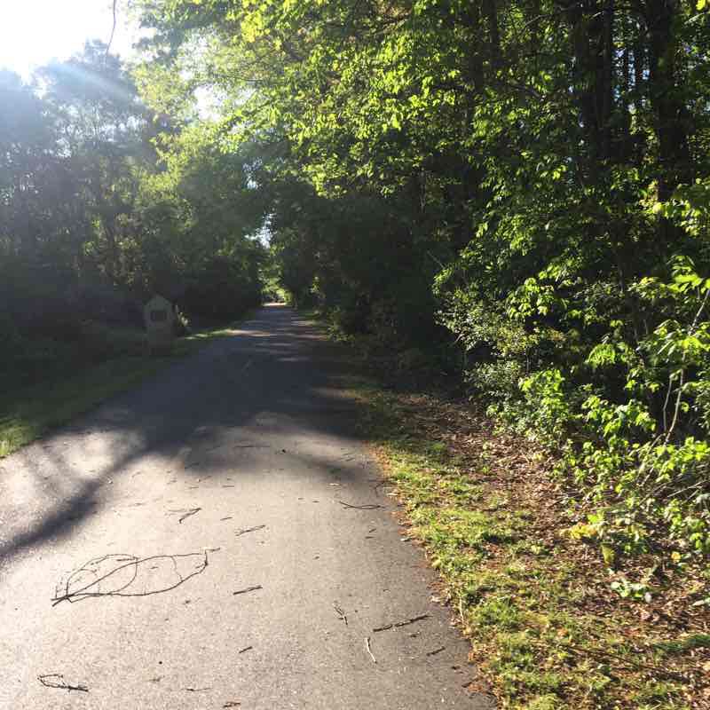 Silver walk walking route map in Austell