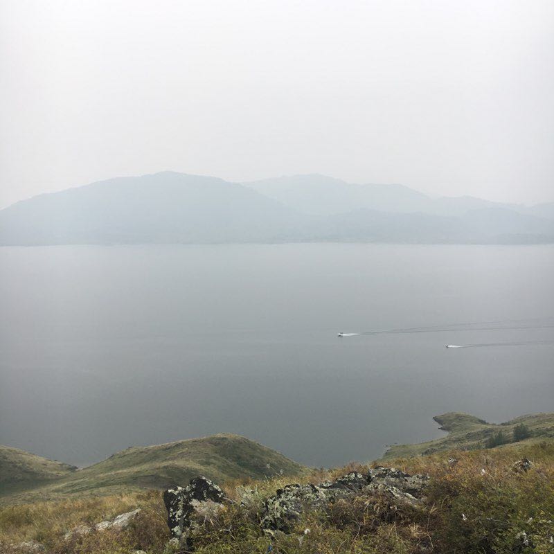 Cross walking route map in New Bukhtarma