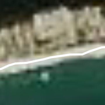 Emerald Isle walking route map in Emerald Isle