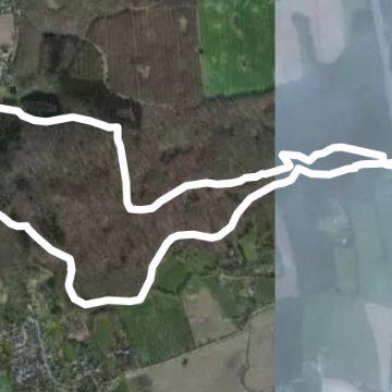 Pönitzer see walking route map in Scharbeutz