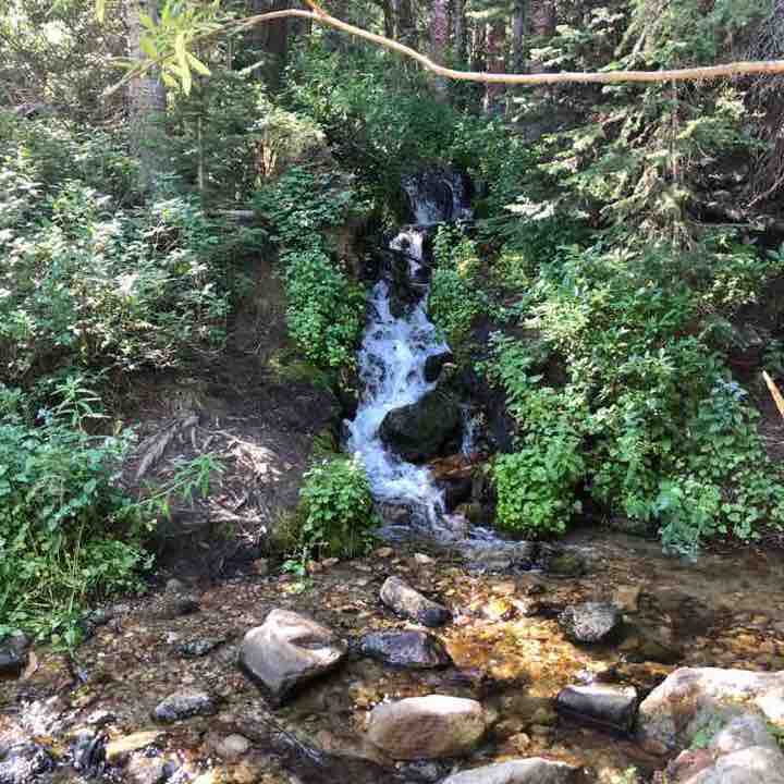 Sally Barber Mine walking route map in Breckenridge