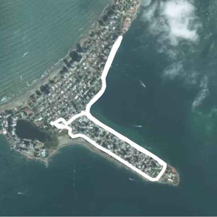 Cartagena club walking route map in Cartagena de Indias