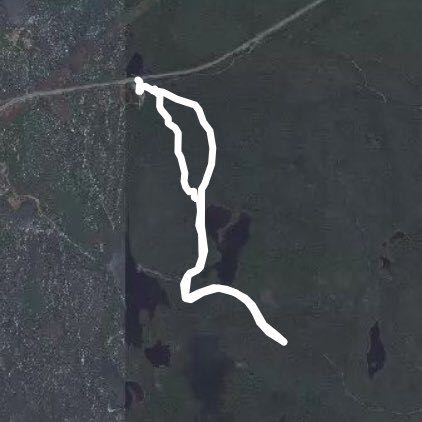 Bay pancreatic st walking route map in Baie-Comeau