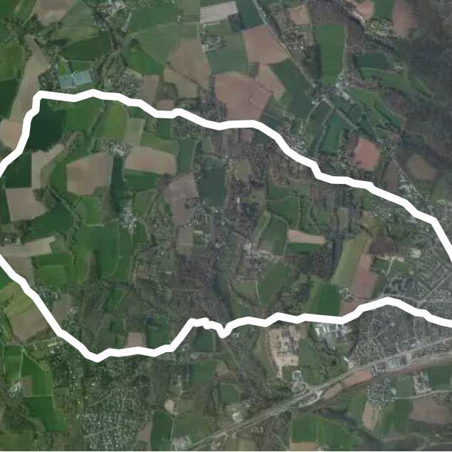 Walk in nature walking route map in Hennebont