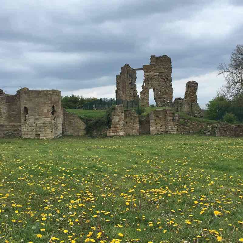 Codnor Castle and Cromford Canal walking route map in Jacksdale