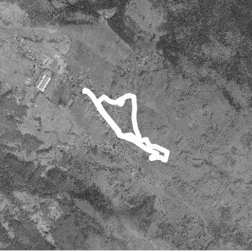 Prezid walking route map in Prezid