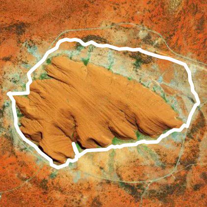 Ayers  Rock環石步道